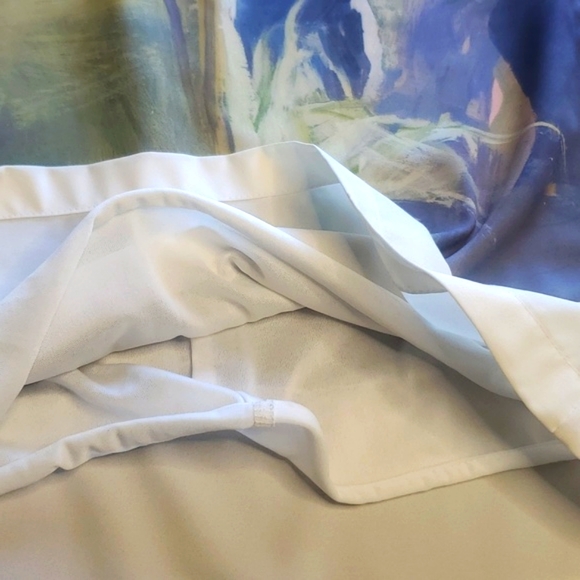 Against Nudity Montreal beautiful abstract watercolour sleeveless top - Picture 11 of 11